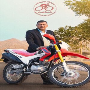 محمد حسن غیرت نمایشگاه موتورسیکلت بنیامین